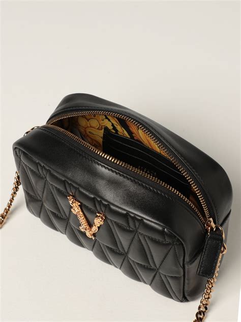 black versace crossbody bag|versace shoulder bag sale.